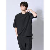 05黒 | circle motion NPU クルー 半袖Tシャツ(セットアップ可能) | TAKA-Q MEN