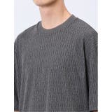 ケーブルジャガード クルーネック半袖Tシャツ | TAKA-Q MEN | 詳細画像9 