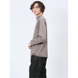 ストレッチ起毛 モックネック 長袖Tシャツ | TAKA-Q MEN | 詳細画像24 