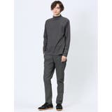 ストレッチ起毛 モックネック 長袖Tシャツ | TAKA-Q MEN | 詳細画像5 