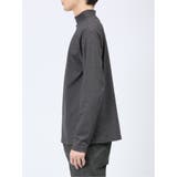 ストレッチ起毛 モックネック 長袖Tシャツ | TAKA-Q MEN | 詳細画像7 