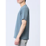 ふくれチェック クルーネック半袖Ｔシャツ | TAKA-Q MEN | 詳細画像17 