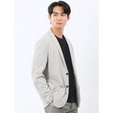 ストレッチ カットジャガード 2ボタン ジャケット | TAKA-Q MEN | 詳細画像1 
