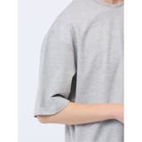 ドビーメッシュ切替 クルーネック半袖Tシャツ | TAKA-Q MEN | 詳細画像10 