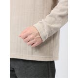 ジャガードモール クルーネック長袖Tシャツ | TAKA-Q MEN | 詳細画像10
