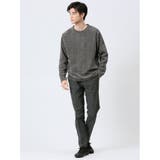ジャガードモール クルーネック長袖Tシャツ | TAKA-Q MEN | 詳細画像29