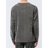 ジャガードモール クルーネック長袖Tシャツ | TAKA-Q MEN | 詳細画像32