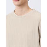 ジャガードモール クルーネック長袖Tシャツ | TAKA-Q MEN | 詳細画像9