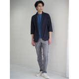 吸水速乾 グレンチェック 1ボタン7分袖ジャケット | TAKA-Q MEN | 詳細画像12