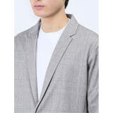 吸水速乾 グレンチェック 1ボタン7分袖ジャケット | TAKA-Q MEN | 詳細画像20