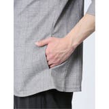 吸水速乾 グレンチェック 1ボタン7分袖ジャケット | TAKA-Q MEN | 詳細画像21