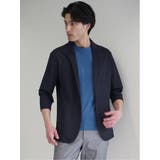 吸水速乾 グレンチェック 1ボタン7分袖ジャケット | TAKA-Q MEN | 詳細画像5