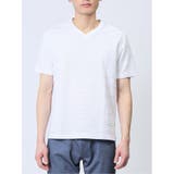 タックボーダー Vネック半袖Ｔシャツ | TAKA-Q MEN | 詳細画像15 