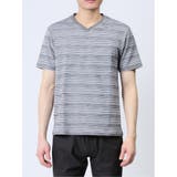 タックボーダー Vネック半袖Ｔシャツ | TAKA-Q MEN | 詳細画像24 