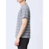 タックボーダー Vネック半袖Ｔシャツ | TAKA-Q MEN | 詳細画像25 