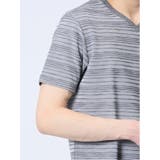 タックボーダー Vネック半袖Ｔシャツ | TAKA-Q MEN | 詳細画像28 