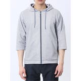 ドビーメッシュ 7分袖パーカー | TAKA-Q MEN | 詳細画像6 