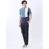 異素材切替 クルーネック半袖Tシャツ | TAKA-Q MEN | 詳細画像15 