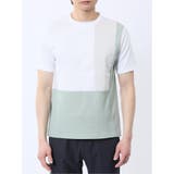 異素材切替 クルーネック半袖Tシャツ | TAKA-Q MEN | 詳細画像6 