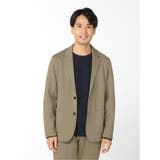 33ベージュ | ストレッチダンボール セットアップ ジャケット | TAKA-Q MEN