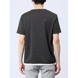 さまになる フェイクレイヤード キーネック半袖Tシャツ | TAKA-Q MEN | 詳細画像17 