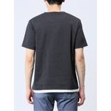 さまになる フェイクレイヤード キーネック半袖Tシャツ | TAKA-Q MEN | 詳細画像27 