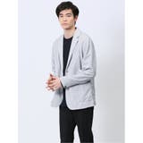 70青 | ドビーメッシュ 2ボタン ジャケット | TAKA-Q MEN
