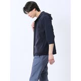 ふくれ切替ジャガード 7分袖パーカー | TAKA-Q MEN | 詳細画像13 