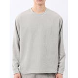 ランダムジャガード クルーネック長袖Tシャツ | TAKA-Q MEN | 詳細画像6 