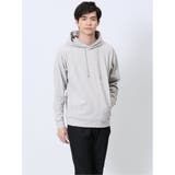 03ライトグレー | ポンチ裏メッシュ 長袖プルパーカー | TAKA-Q MEN