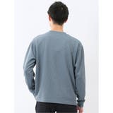 ブロックジャガード クルーネック長袖Tシャツ | TAKA-Q MEN | 詳細画像12 
