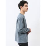 ブロックジャガード クルーネック長袖Tシャツ | TAKA-Q MEN | 詳細画像13 
