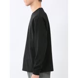 ブロックジャガード クルーネック長袖Tシャツ | TAKA-Q MEN | 詳細画像7 