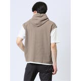 さまになる フェイクレイヤード 半袖プルパーカー | TAKA-Q MEN | 詳細画像16