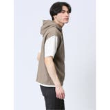 さまになる フェイクレイヤード 半袖プルパーカー | TAKA-Q MEN | 詳細画像17