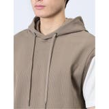 さまになる フェイクレイヤード 半袖プルパーカー | TAKA-Q MEN | 詳細画像21