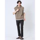 さまになる フェイクレイヤード 半袖プルパーカー | TAKA-Q MEN | 詳細画像23