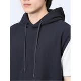 さまになる フェイクレイヤード 半袖プルパーカー | TAKA-Q MEN | 詳細画像31