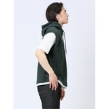 さまになる フェイクレイヤード 半袖プルパーカー | TAKA-Q MEN | 詳細画像7