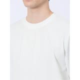 ふくれチェックジャガード クルーネック長袖Tシャツ | TAKA-Q MEN | 詳細画像9 