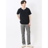 ドライワッフル キーネック半袖Tシャツ | TAKA-Q MEN | 詳細画像15