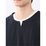 ドライワッフル キーネック半袖Tシャツ | TAKA-Q MEN | 詳細画像19