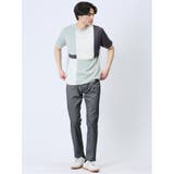 切替 フェイククルーネック半袖Tシャツ | TAKA-Q MEN | 詳細画像10