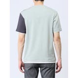 切替 フェイククルーネック半袖Tシャツ | TAKA-Q MEN | 詳細画像7