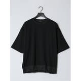 ジャガードケーブル クルーネック5分袖Ｔシャツ | TAKA-Q MEN | 詳細画像11 