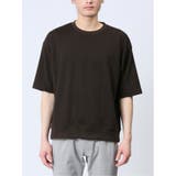 ジャガードケーブル クルーネック5分袖Ｔシャツ | TAKA-Q MEN | 詳細画像17 