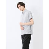 ドビーメッシュ ボタンダウン半袖ポロシャツ | TAKA-Q MEN | 詳細画像20