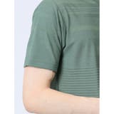 リンクスパネルボーダー Vネック半袖Tシャツ | TAKA-Q MEN | 詳細画像28