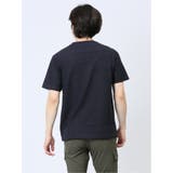 リンクスパネルボーダー Vネック半袖Tシャツ | TAKA-Q MEN | 詳細画像3