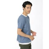 フェイクレイヤード キーネック半袖Tシャツ | TAKA-Q MEN | 詳細画像25 